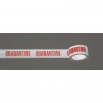 Polypropylene message tape - Quarantine, 36 rolls 349889