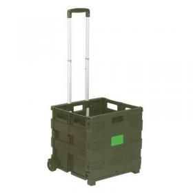 Folding box trolleys - 35kg capacity without lid 350155