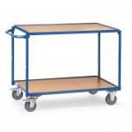 Fetra laminated wood shelf workshop trolleys with two shelves 354873