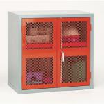 Mesh door cupboards Low double door cupboard - chooce of four colours 355193