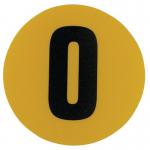 Warehouse Floor Id Marker 190 mm Diameter - Number 0 356810