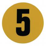 Warehouse Floor Id Marker 190 mm Diameter - Number 5 356815