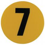 Warehouse Floor Id Marker 190 mm Diameter - Number 7 356817