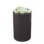 High capacity self-closing swing lid litter bin 357303