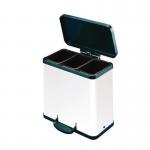 Pedal waste recycling bins trio 357453