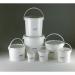 Round tapered buckets with lids pack of 25, 1.2L 357479