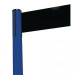 Tensabarrier Advance retractable belt barrier system - wide 150mm web post - Coloured post 357502