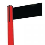 Tensabarrier Advance retractable belt barrier system - wide 150mm web post - Coloured post 357503