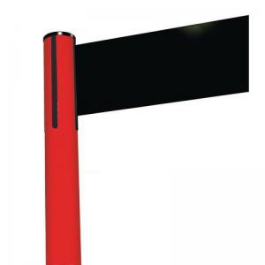 Tensabarrier Advance retractable belt barrier system - wide 150mm web
