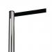 Tensabarrier Advance retractable belt barrier system - standard 50mm web post - Stainless steel post 357508