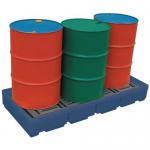 Polyethylene sump pallets - 3 drum capacity 357760