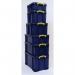 Opaque blue Really Useful Box® containers 357829