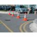 Traffic cones - 1000mm height, pack of 3 358801