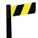 Tensabarrier Advance retractable belt barrier system - wide 150mm web post - Coloured post 359380