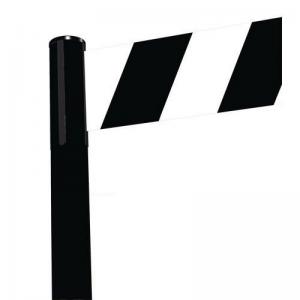 Tensabarrier Advance retractable belt barrier system - wide 150mm web