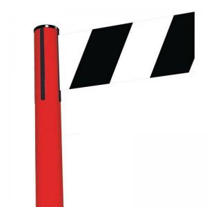 Tensabarrier Advance retractable belt barrier system - wide 150mm web