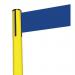 Tensabarrier Advance retractable belt barrier system - wide 150mm web post - Coloured post 359390