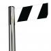 Tensabarrier® Advance retractable belt barrier system - wide 150mm web post - Chrome post 359397