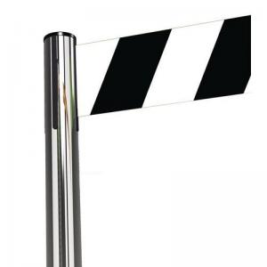 Tensabarrier Advance retractable belt barrier system - wide 150mm web