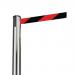 Tensabarrier Advance retractable belt barrier system - standard 50mm web post - Chrome post 359403