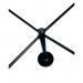 Tensabarrier® Advance retractable belt barrier system - standard 50mm web post - Stainless steel post 359407
