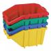 Large storage containers with hinged lids - Sold singly - Choice of four colours 359518