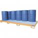 Large surface area sump pallets - 8 to 12 drums - Painted 359603