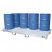 Large surface area sump pallets - 8 to 12 drums - Galvanised 359604