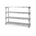 Anodised aluminium shelving - up to 480kg - Static Units 359655