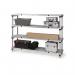 Anodised aluminium shelving - up to 480kg - Static Units 359660