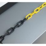 Plastic chain barrier system - Chain - Yellow/black 360075