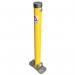 Hinged Lockable Post Key,galv + Coated Yellow 360321