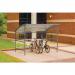 Premier cycle shelter and cycle rack - standard shelter - plastic roof and sides 360732