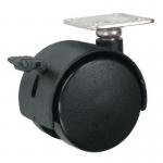 50 mm Furniture Castor - Swivel Withbrake 360835