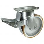 125 mm Fabricated Steelcastor - Swivel with Total-stop Brake - Load Capac 360853