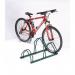 Staggered height floor / wall mounted cycle racks - Green 360985