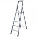Securo Comfort Step Ladder, Anodized 5 T