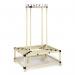4 Sides Cloakroom Unit Cream 361021