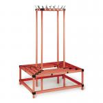 4 Sides Cloakroom Unit Red 361022