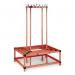 4 Sides Cloakroom Unit Red 361022