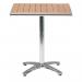 Slatted cafe furniture - Table rectangular top table 361028