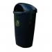 Hooded outdoor post mounted bin 361297