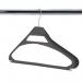 Coat Hangers, Conventionalblack Plastic Qty:20 361695