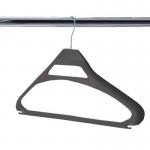 Coat Hangers, Conventionalblack Plastic Qty:100 361696