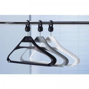 Coat Hangers Black Plastic Captive Hooks Qty100 361707