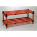 Bench - Single - Red 1800 mm Length 366251