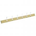 Wall Rack - Cream 6 Hooks - Length 1000 mm 366257