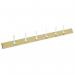 Wall Rack - Cream 6 Hooks - Length 1000 mm 366257