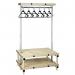 Cloakroom Unit with Hangers - Cream 24 Hangers - Length 2000 mm 366280