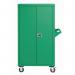 The photograph captures two spacious slingsby cupboards, each with multiple shelves and drawers for ample storage. These mobile cabinets have sleek, modern design and are perfect for organizing any office space or storage room. The cabinets are a neutral color, allowing them to blend in seamlessly with any decor.